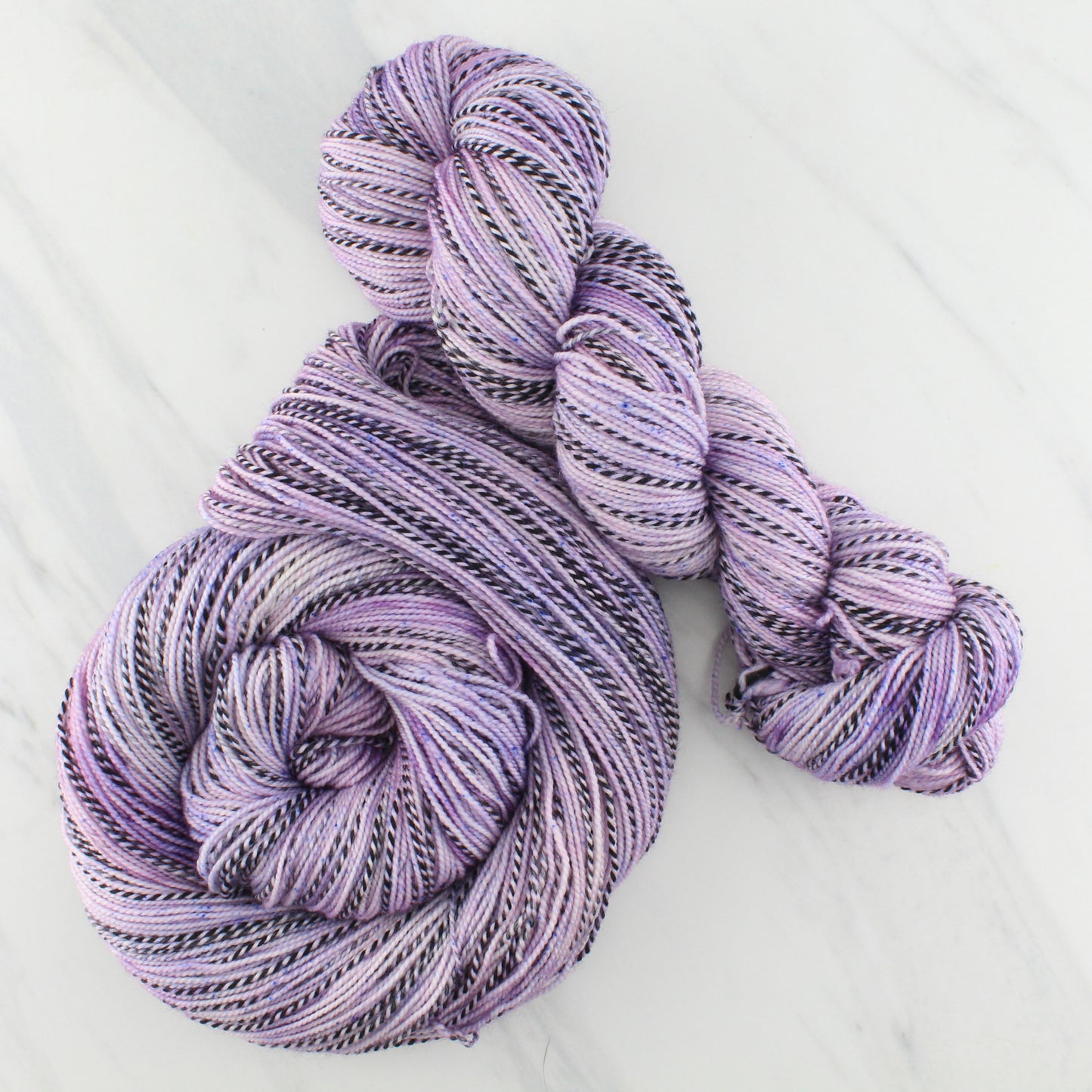 LILAC on Stained Glass Sock - Indie-Dyed Yarn - Purple Lamb