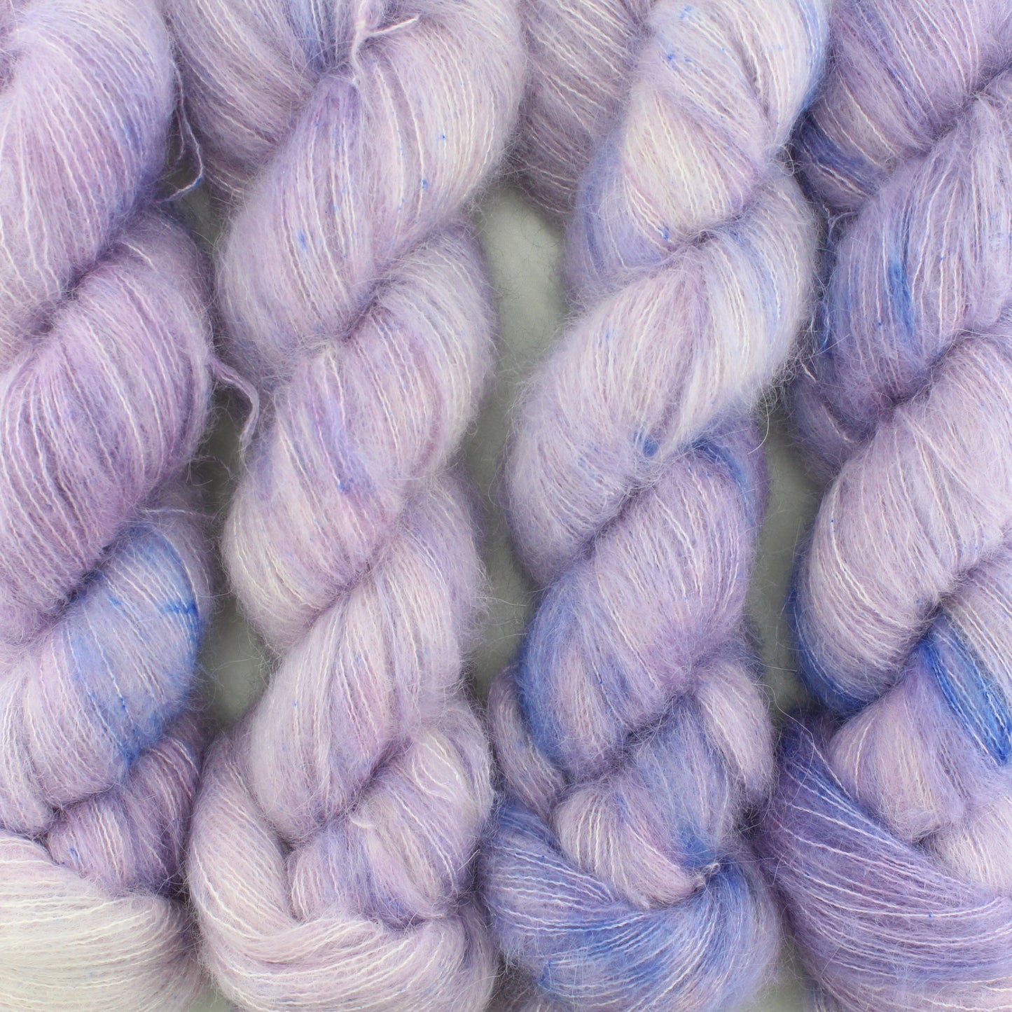 LILAC on Suri Lace Cloud - Indie-Dyed Yarn - Purple Lamb