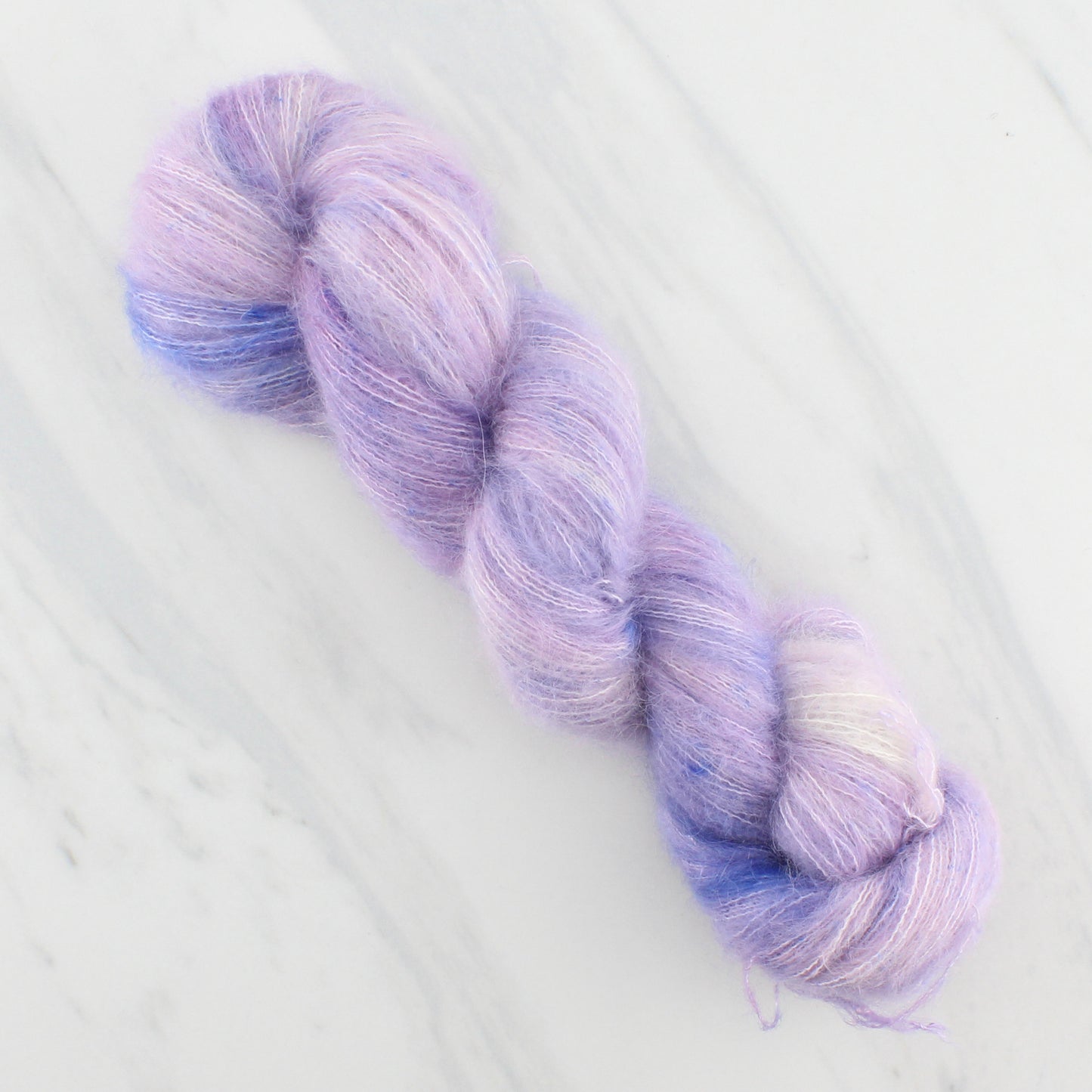 LILAC on Suri Lace Cloud - Indie-Dyed Yarn - Purple Lamb