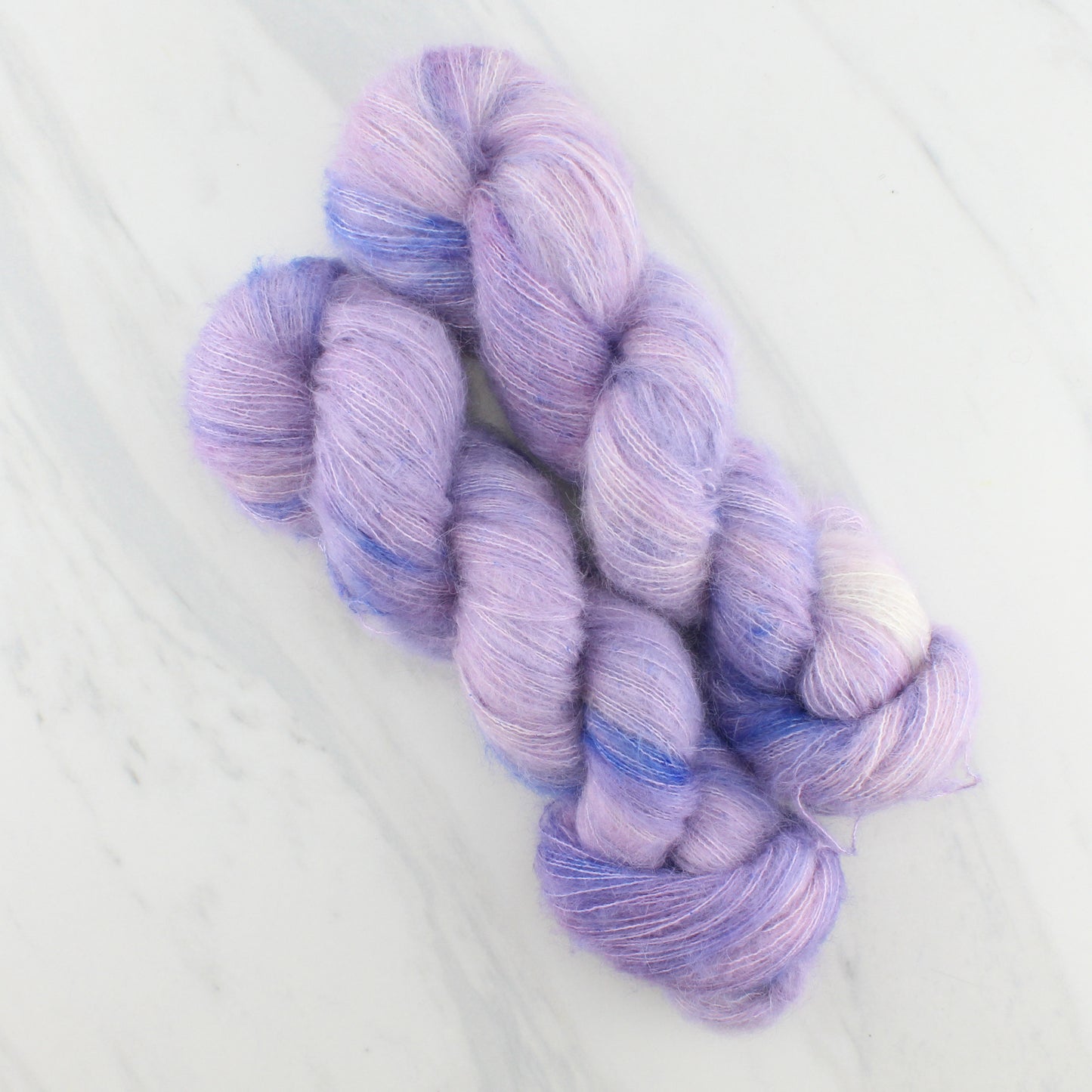 LILAC on Suri Lace Cloud - Indie-Dyed Yarn - Purple Lamb