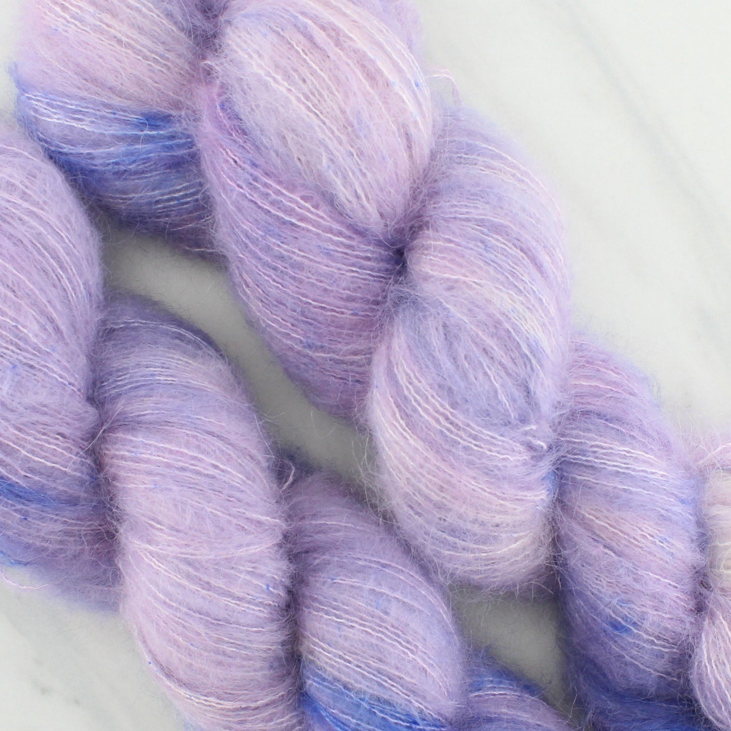 LILAC on Suri Lace Cloud - Indie-Dyed Yarn - Purple Lamb