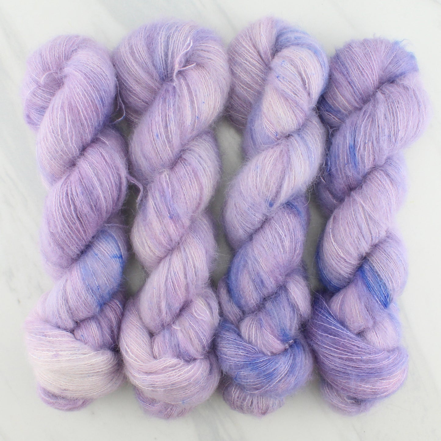 LILAC on Suri Lace Cloud - Indie-Dyed Yarn - Purple Lamb