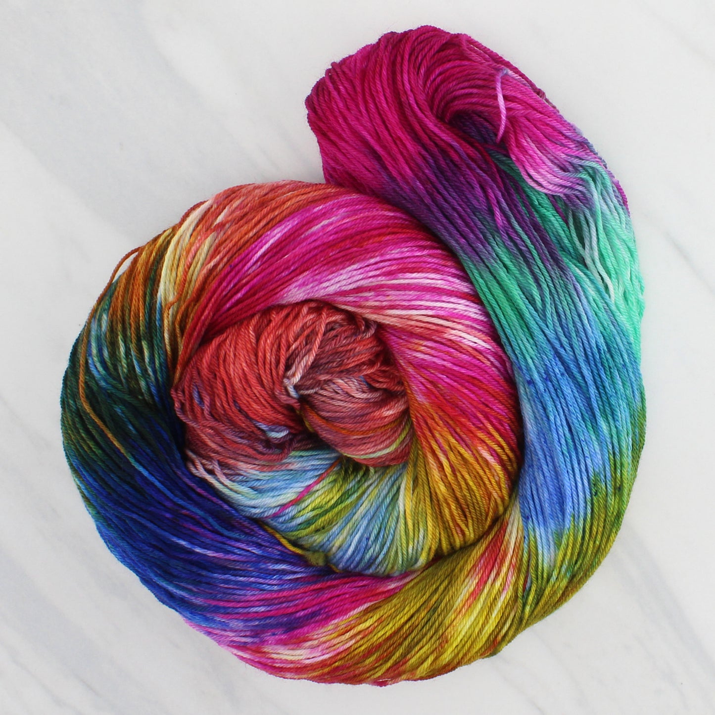 MASACCIO'S TRIBUTE MONEY Hand Dyed on Sock Perfection - Block Variegated Yarn