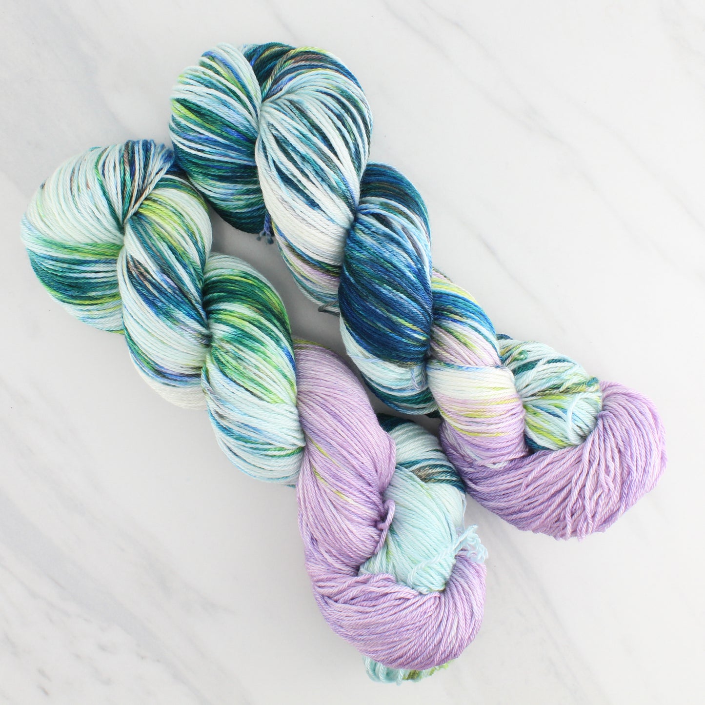 MONET'S WATER LILIES on So Silky Sock - Assigned Pooling Version