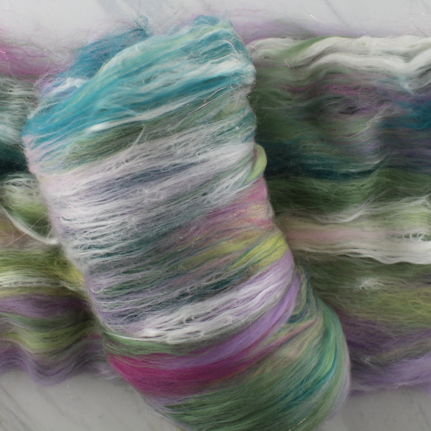 MONET'S WHITE WATER LILIES Art Batts to Spin and Felt