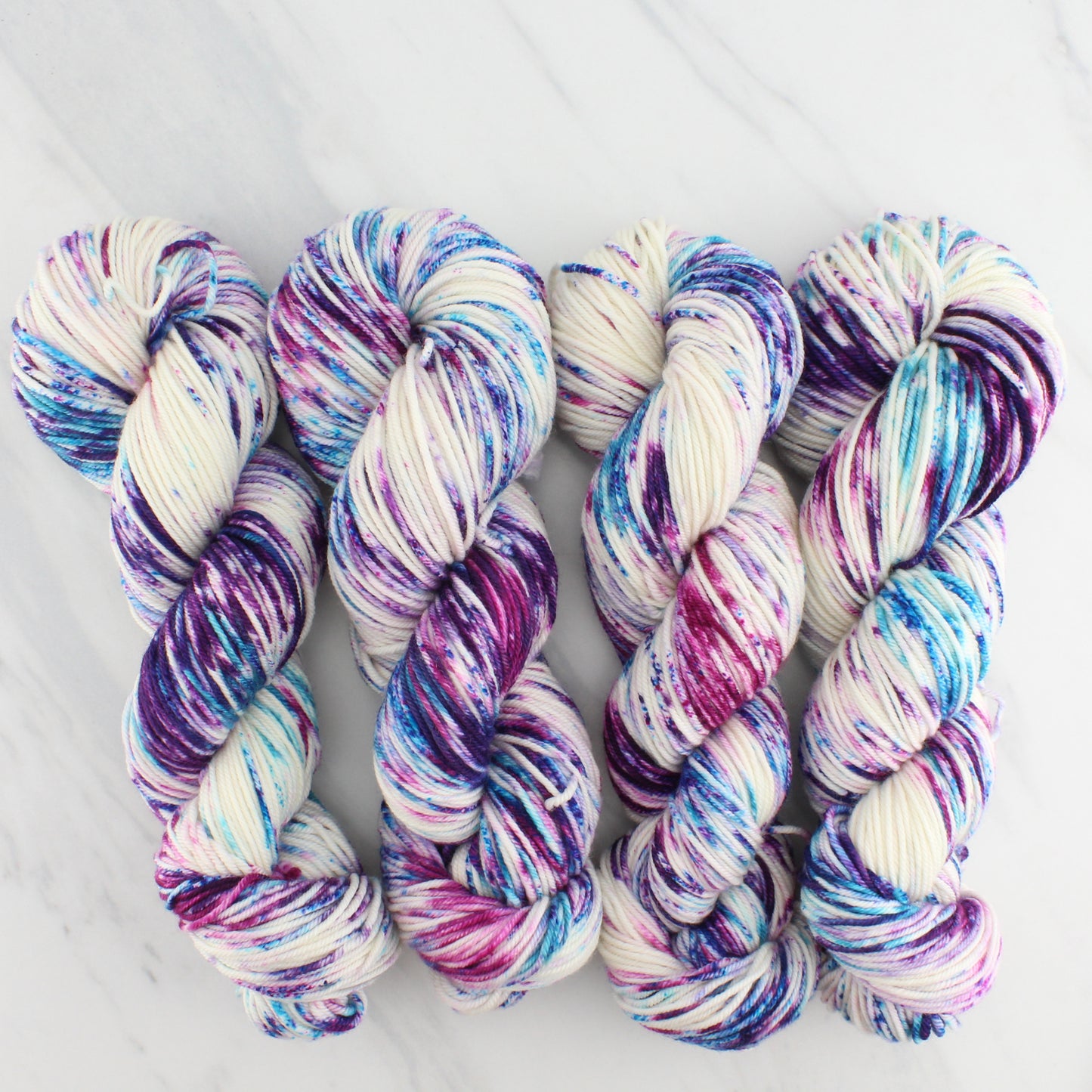 MONET Hand Dyed on Squoosh Worsted - Splashed & Speckled Yarn