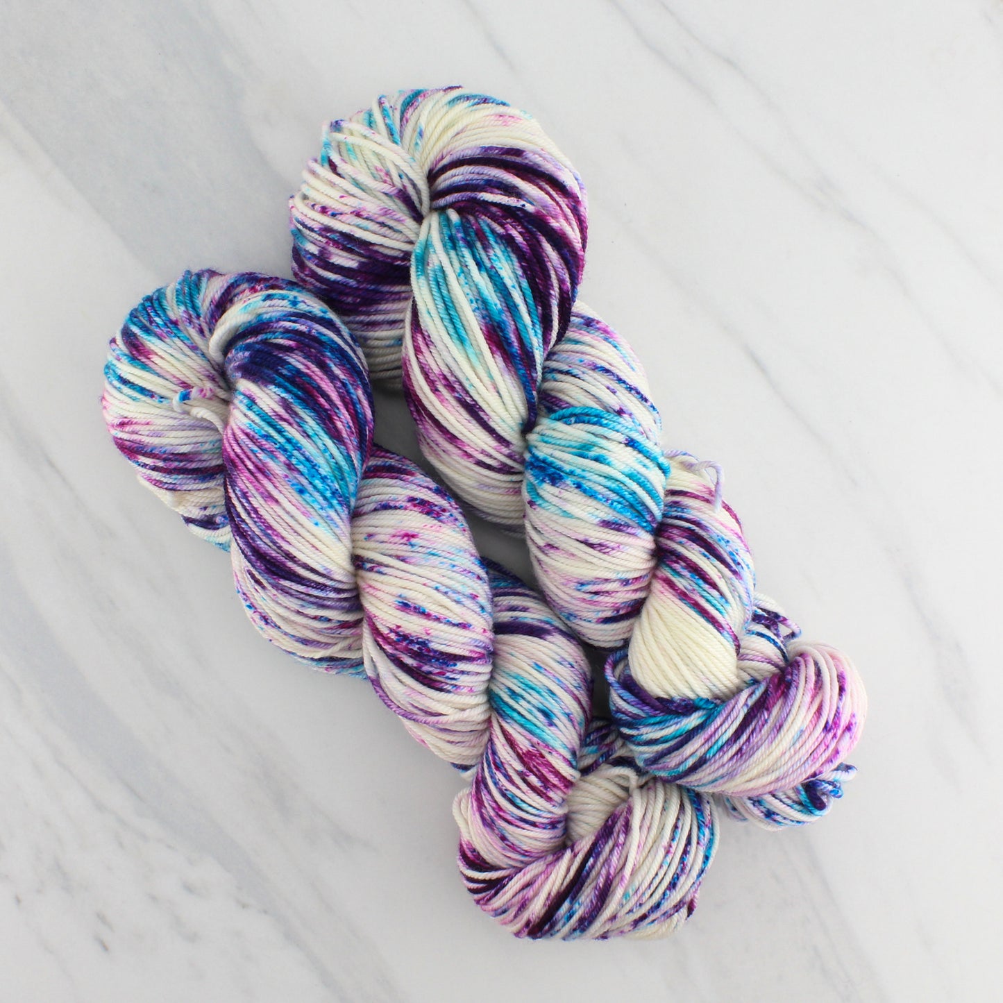 MONET Hand Dyed on Squoosh Worsted - Splashed & Speckled Yarn