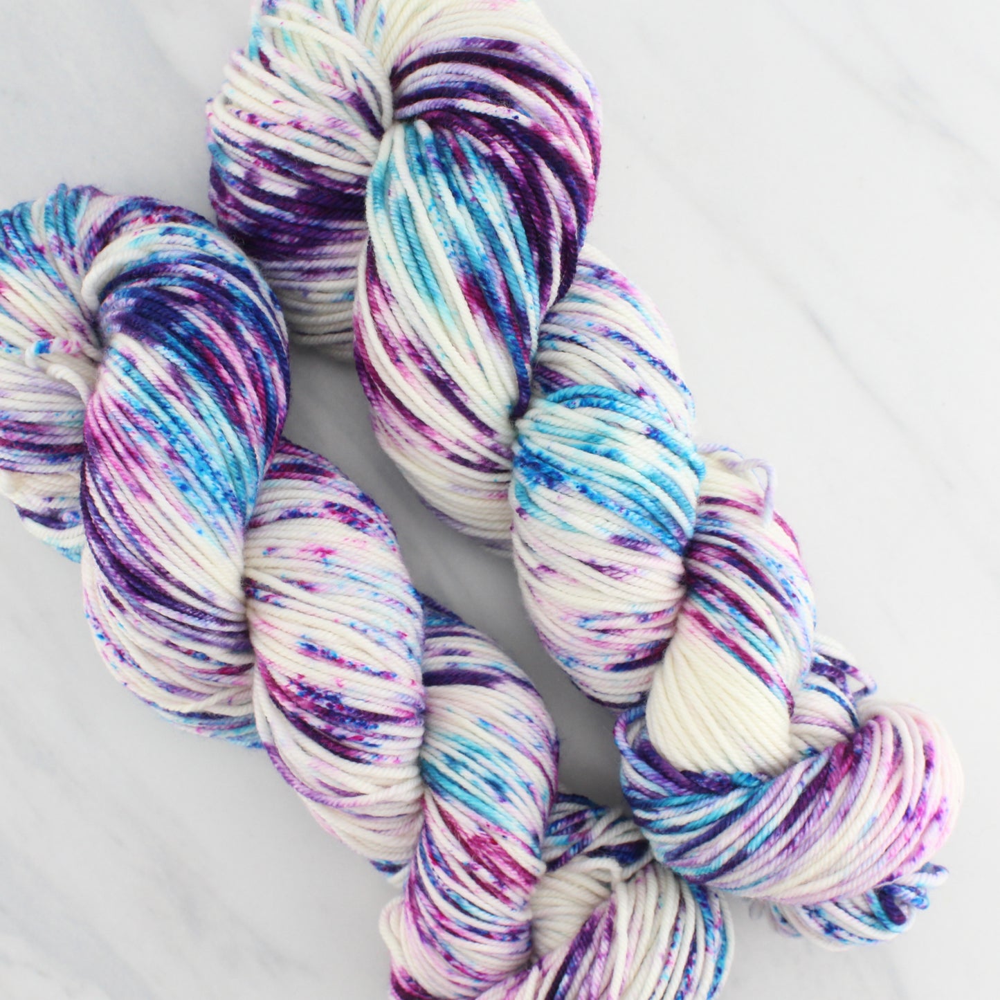 MONET Hand Dyed on Squoosh Worsted - Splashed & Speckled Yarn