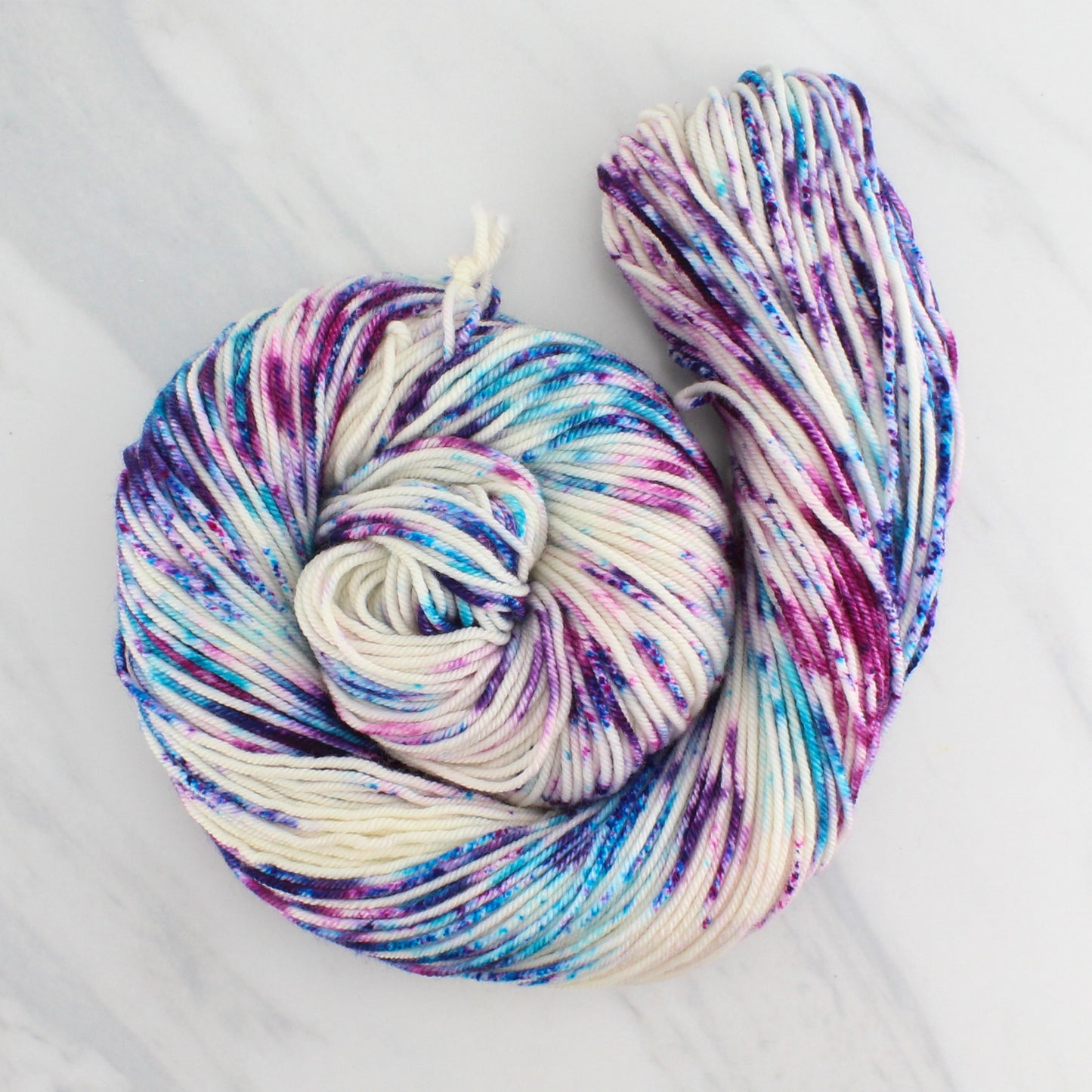 MONET Hand Dyed on Squoosh Worsted - Splashed & Speckled Yarn