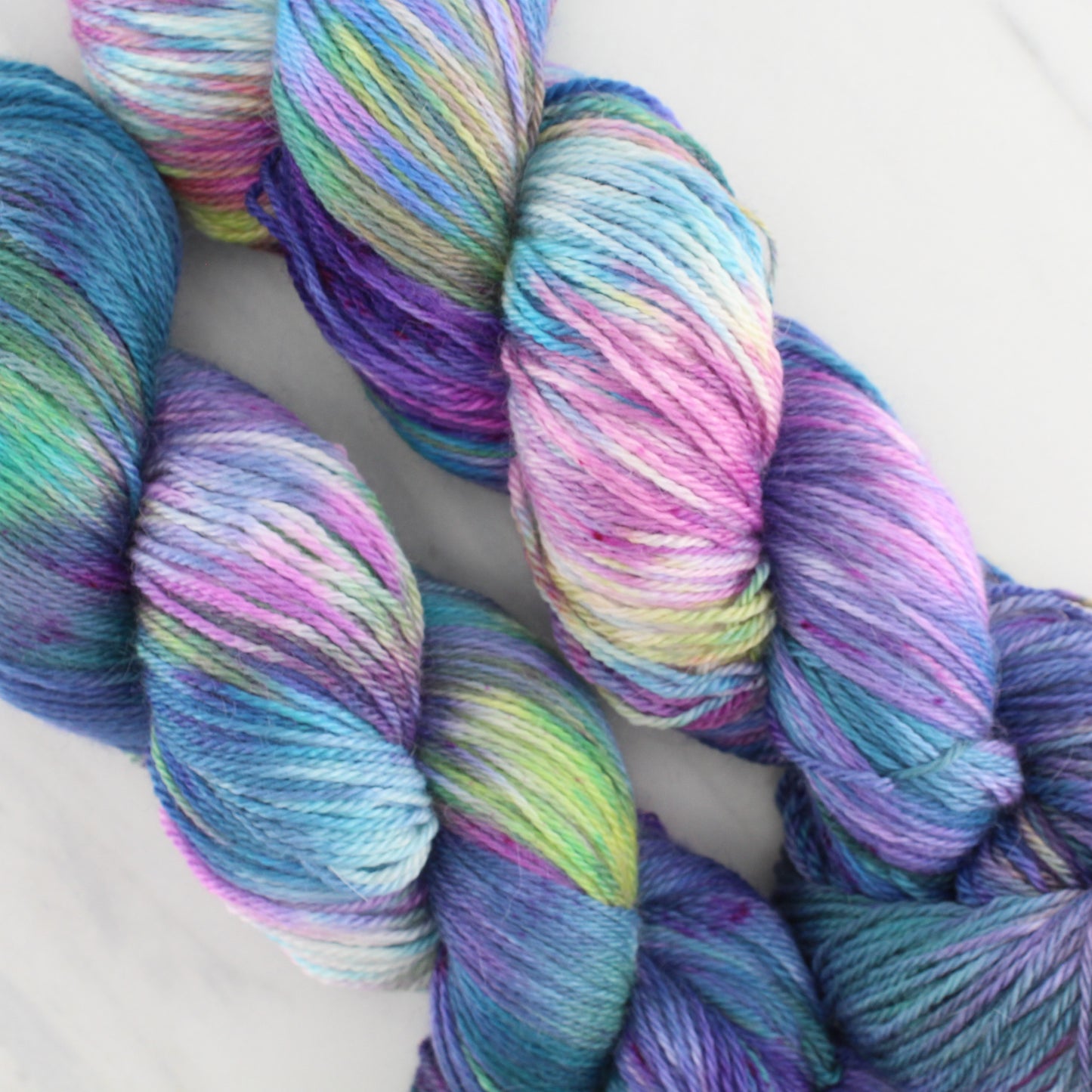 NORTHERN LIGHTS on Dream Sock - Hand-Dyed Yarn - Purple Lamb