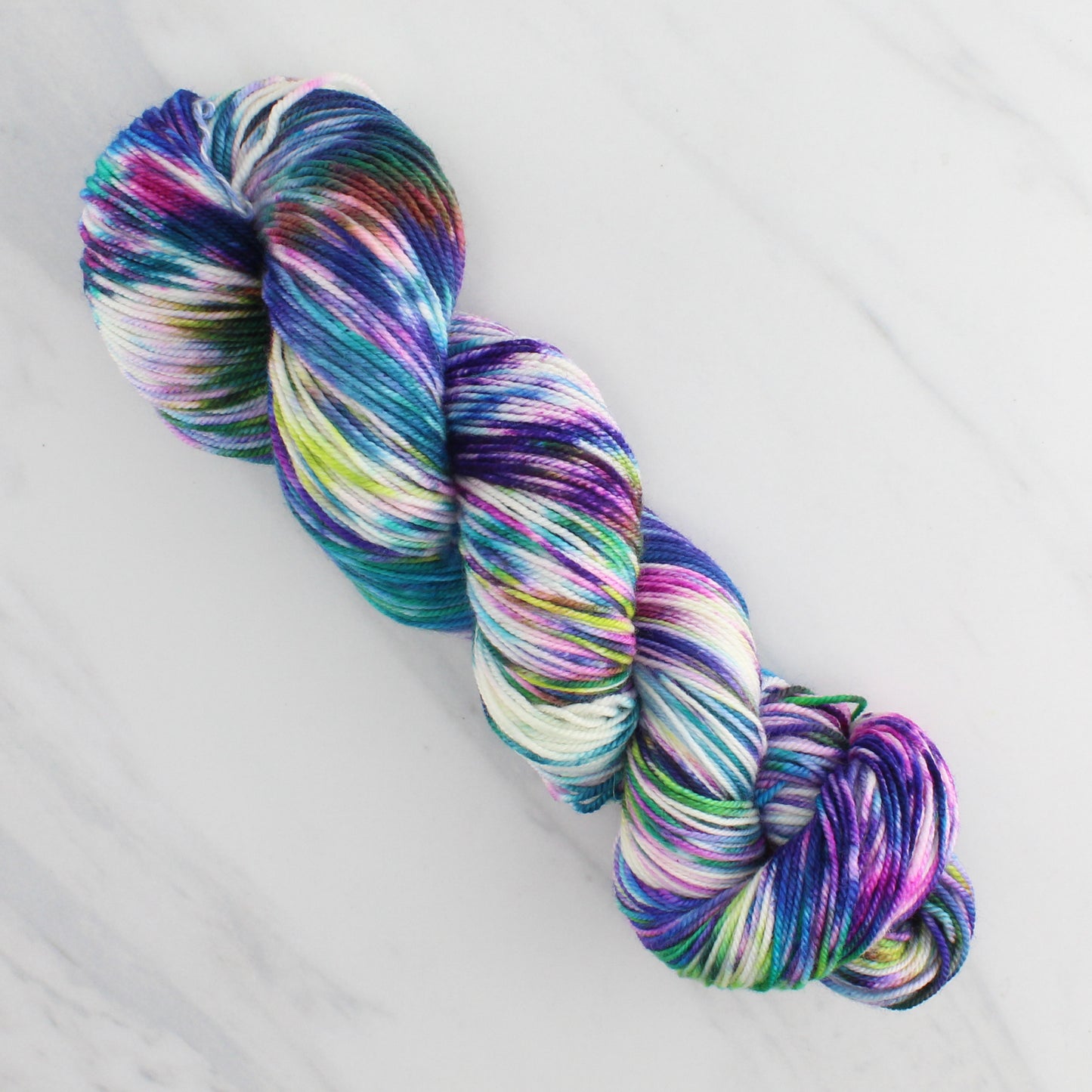 NORTHERN LIGHTS Hand Dyed on Splendid Sport - Splashed and Speckled Colorway