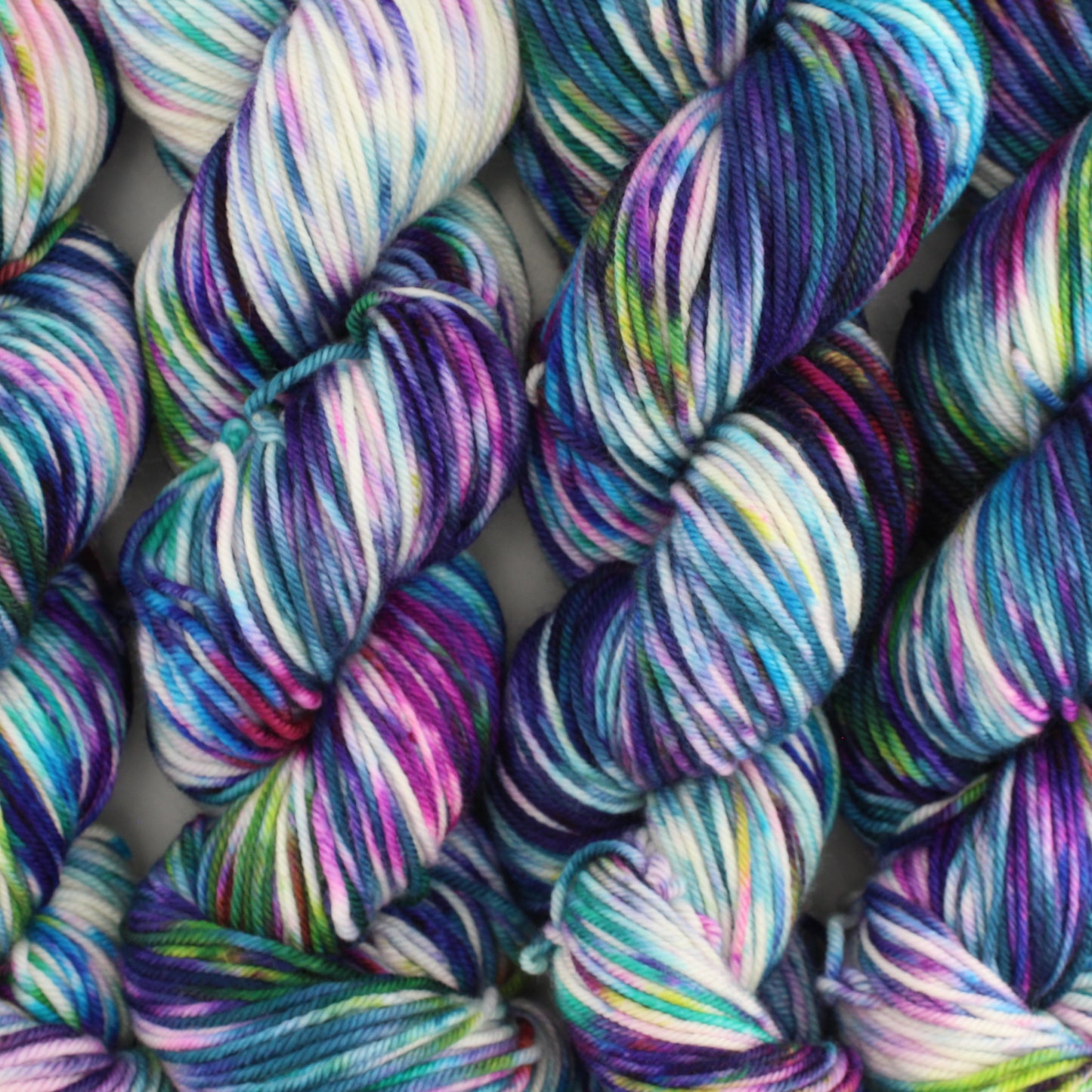 NORTHERN LIGHTS on Squoosh Worsted- Hand-Dyed Yarn - Purple Lamb