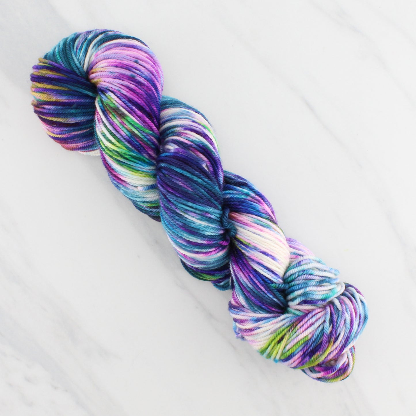 NORTHERN LIGHTS on Squoosh Worsted- Hand-Dyed Yarn - Purple Lamb