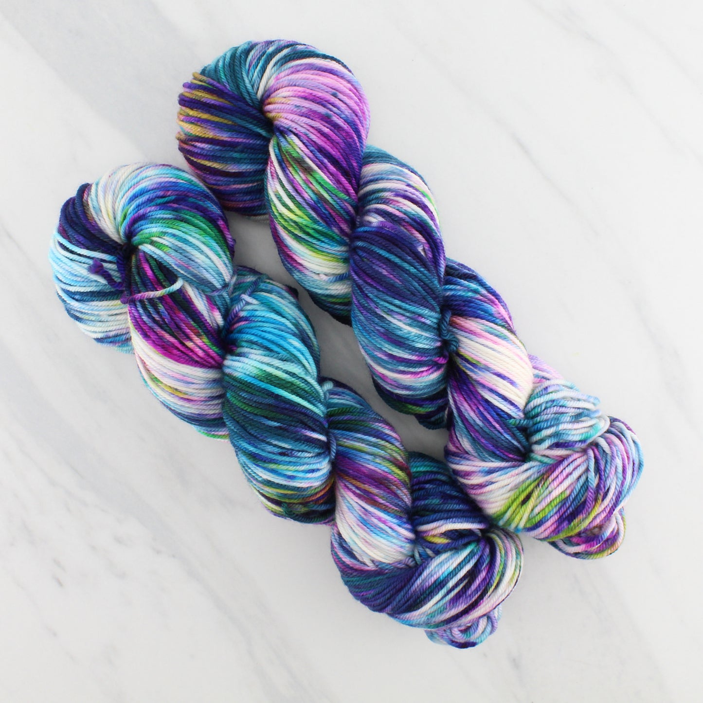 NORTHERN LIGHTS on Squoosh Worsted- Hand-Dyed Yarn - Purple Lamb