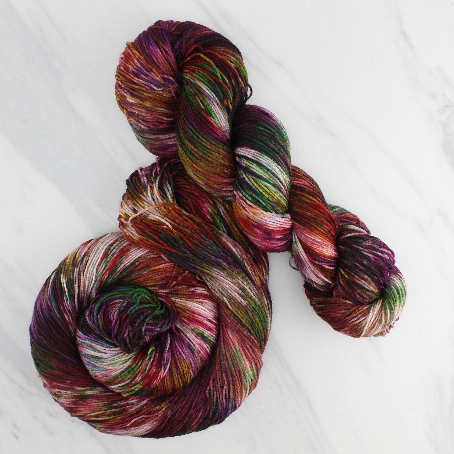 OAK CREEK CANYON Hand Dyed on Sock Perfection - Splashed & Speckled Yarn