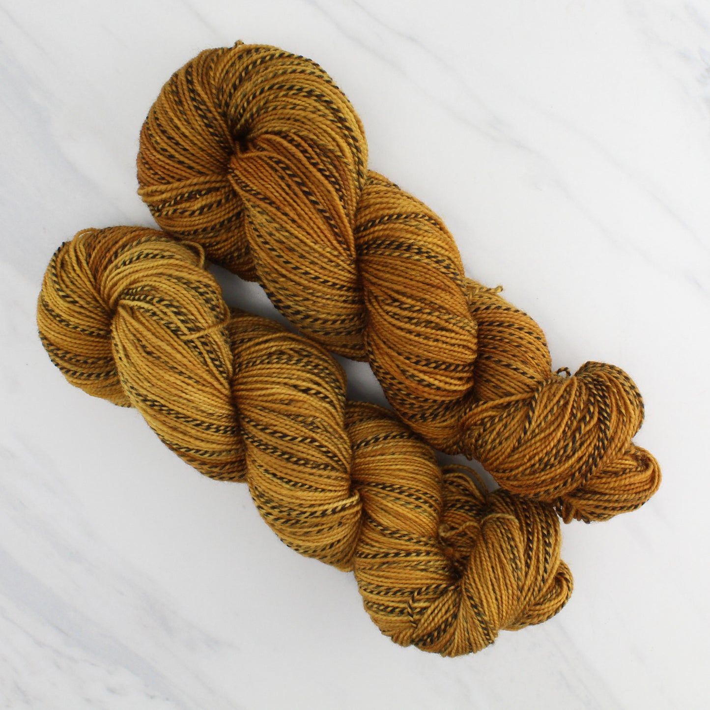 OCHRE Hand Dyed on Stained Glass Sock - Semi-Solid Yarn