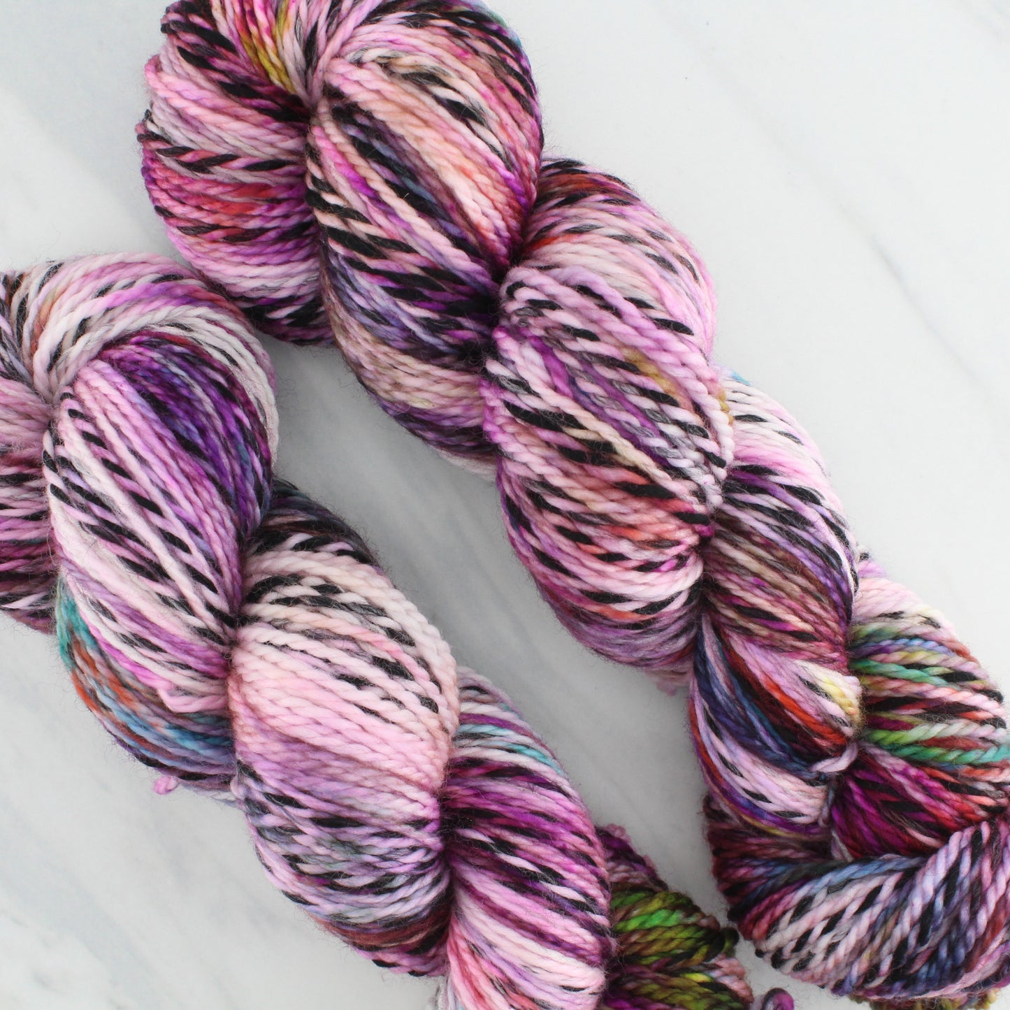 PARIS Hand Dyed on Stained Glass DK - Splashed & Speckled Yarn