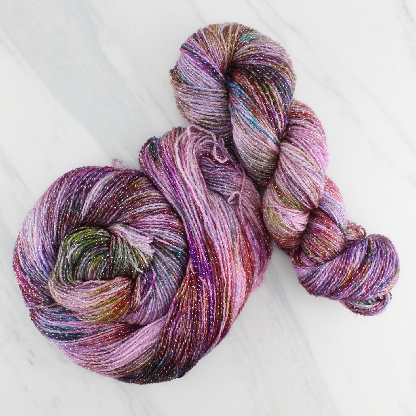 PARIS Hand Dyed on Twinkle Fingering - Splashed & Speckled Yarn