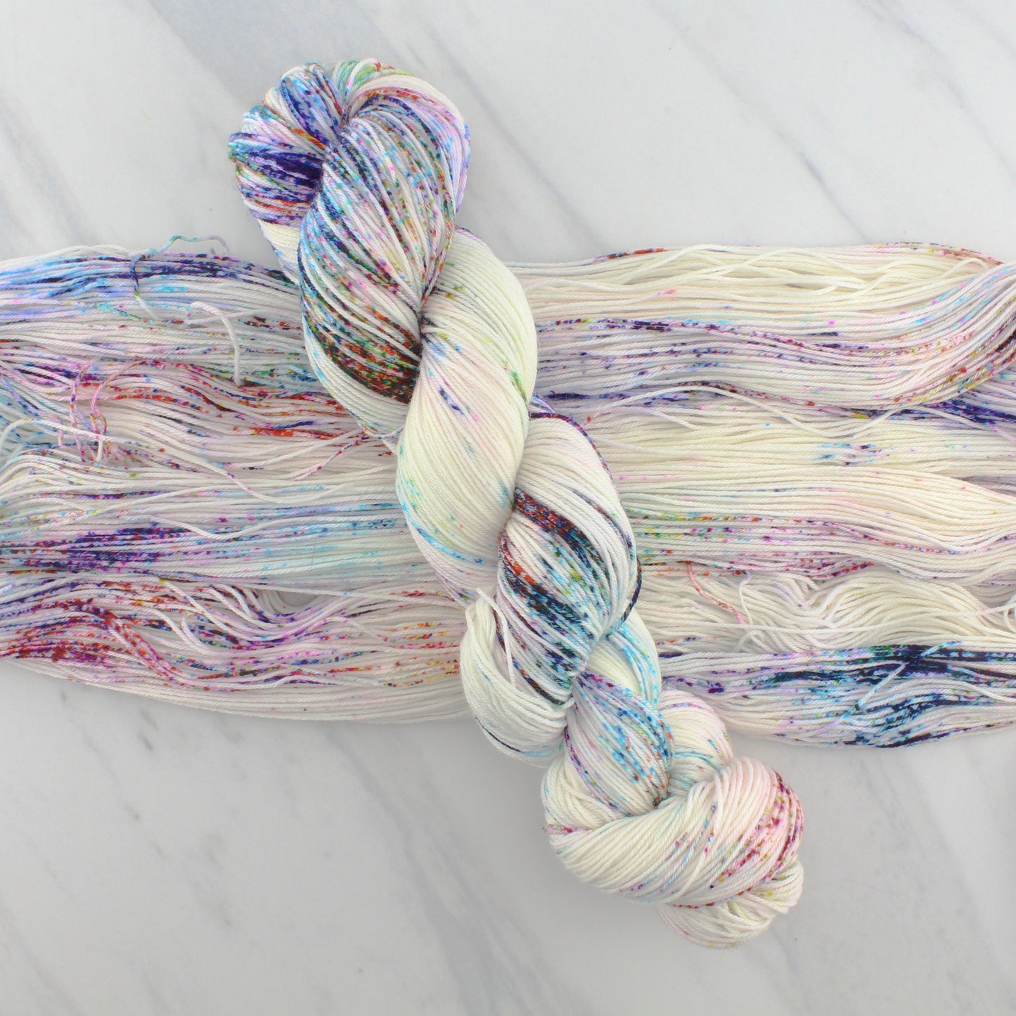 PARTY LIKE IT'S 2029 on Sock Perfection - Indie-Dyed Yarn - Purple Lamb