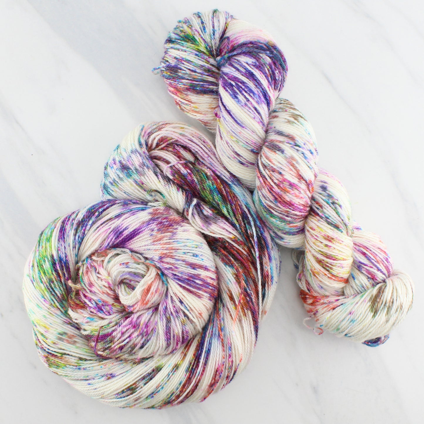 PARTY LIKE IT'S 2029 on Dream Fingering - Indie-Dyed Yarn