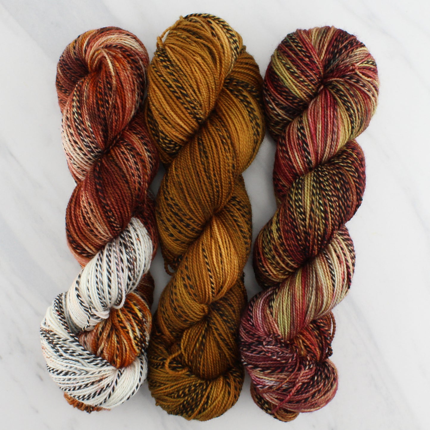 The Lord of the Rings Collection - THE PALANTIR Hand Dyed on Stained Glass Fingering - Splashed & Speckled Yarn