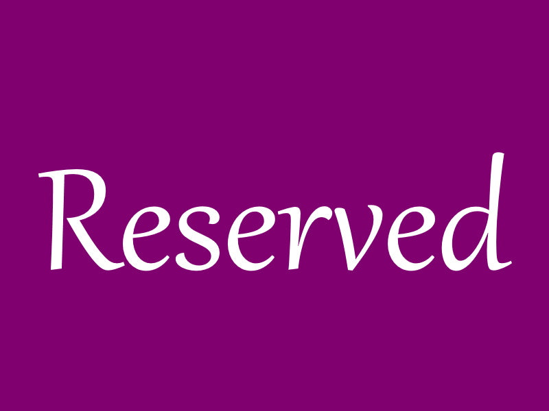 RESERVED FOR LYNN - Purple Lamb