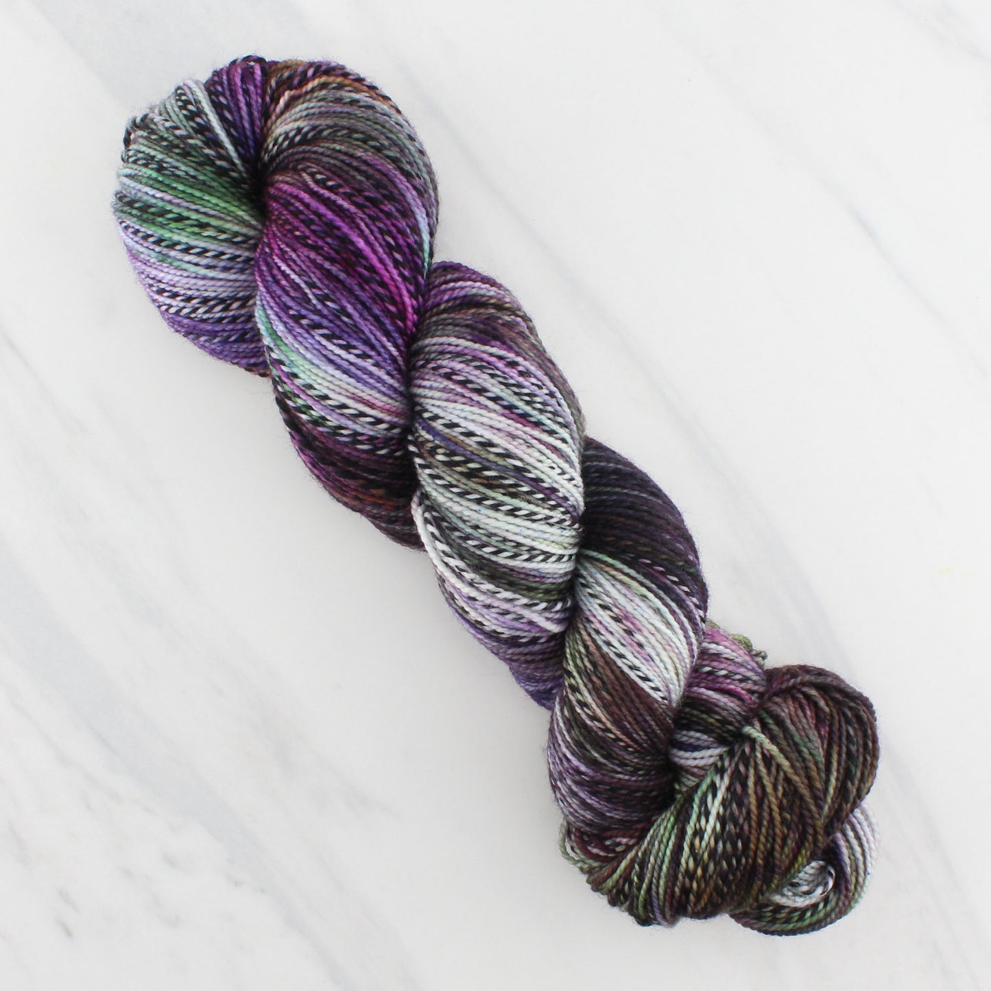SMITTEN on Stained Glass Sock - Indie-Dyed Yarn - Purple Lamb