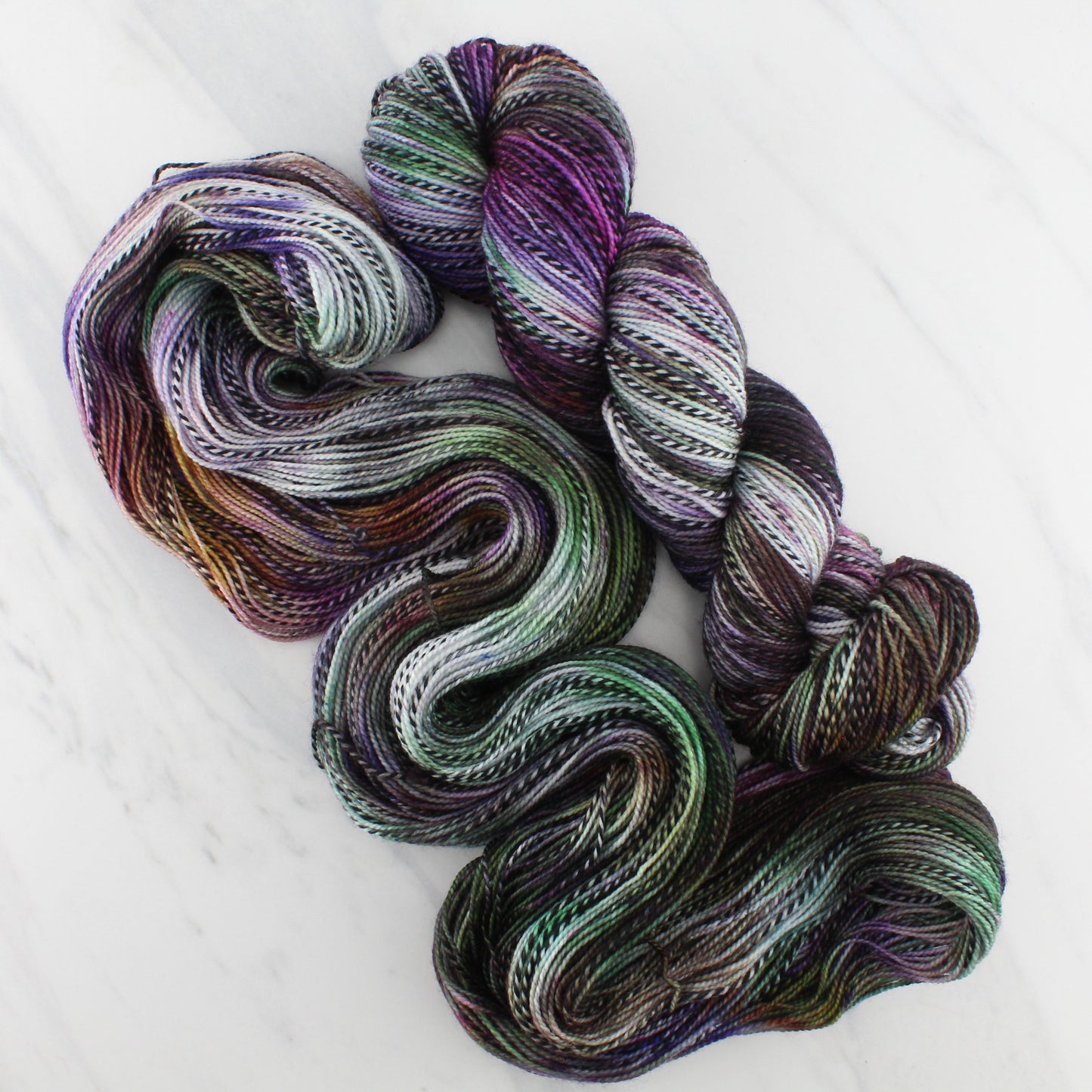 SMITTEN on Stained Glass Sock - Indie-Dyed Yarn - Purple Lamb