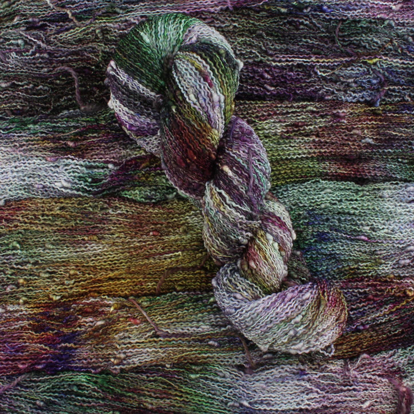 SMITTEN on Squiggle Sock - Indie-Dyed Yarn - Purple Lamb