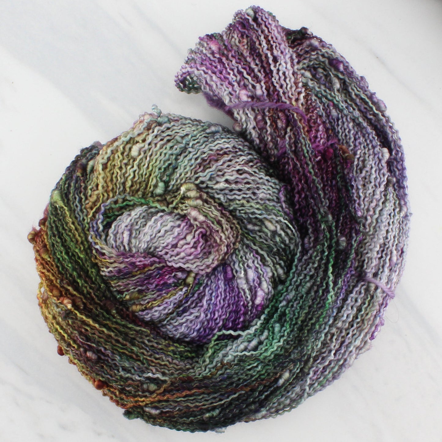 SMITTEN on Squiggle Sock - Indie-Dyed Yarn - Purple Lamb