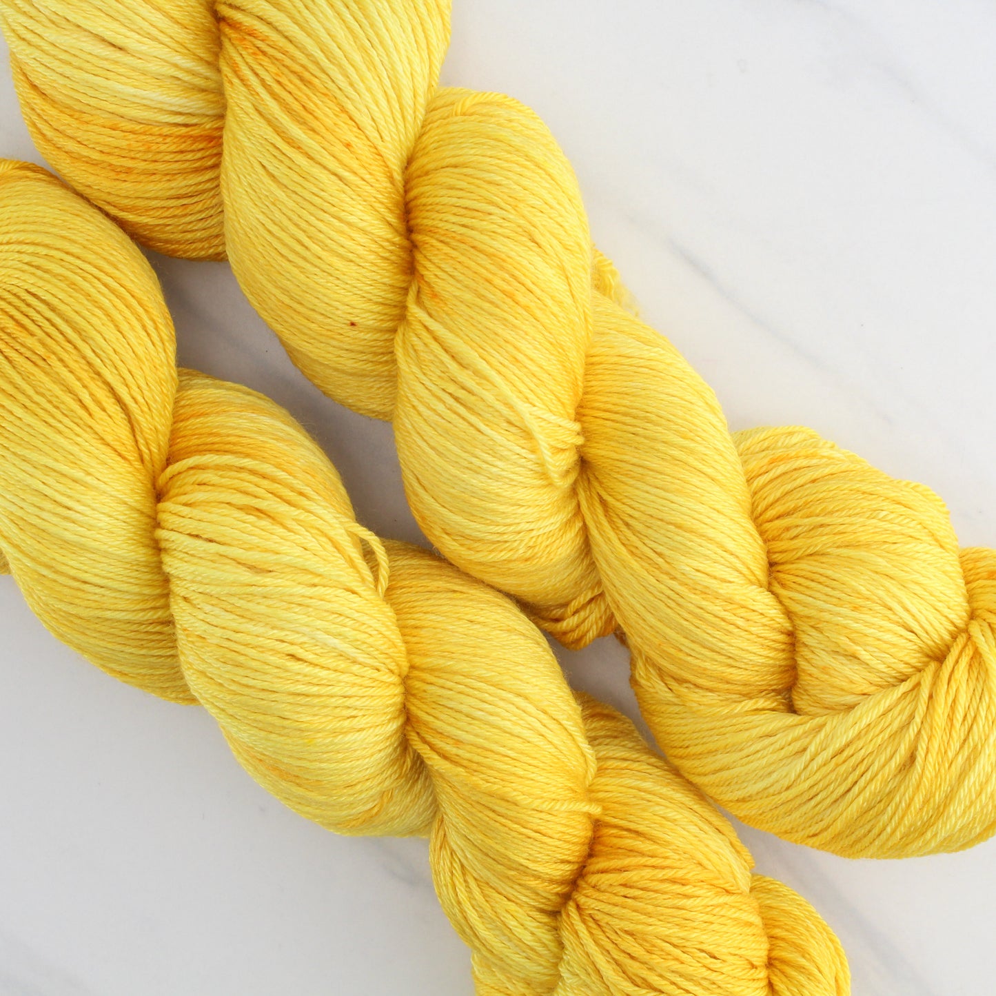 SUNFLOWER Indie-Dyed Yarn on So Silky Fingering