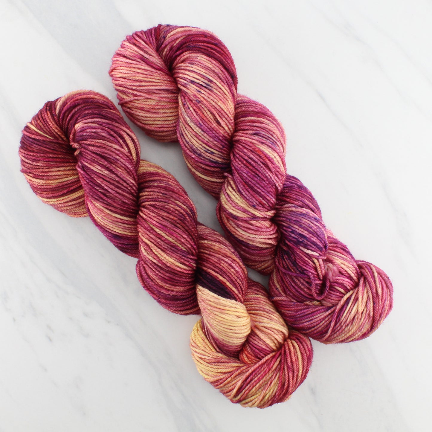 SUNSET AT SEA on Squoosh DK - Indie-Dyed Yarn - Purple Lamb