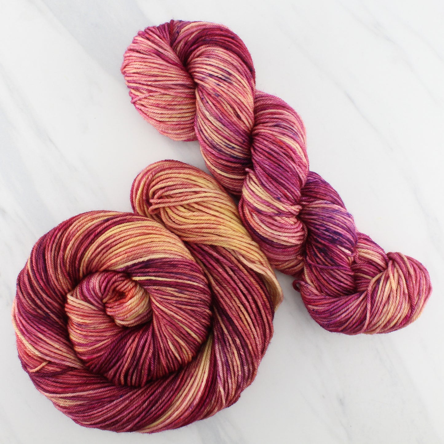 SUNSET AT SEA on Squoosh DK - Indie-Dyed Yarn - Purple Lamb