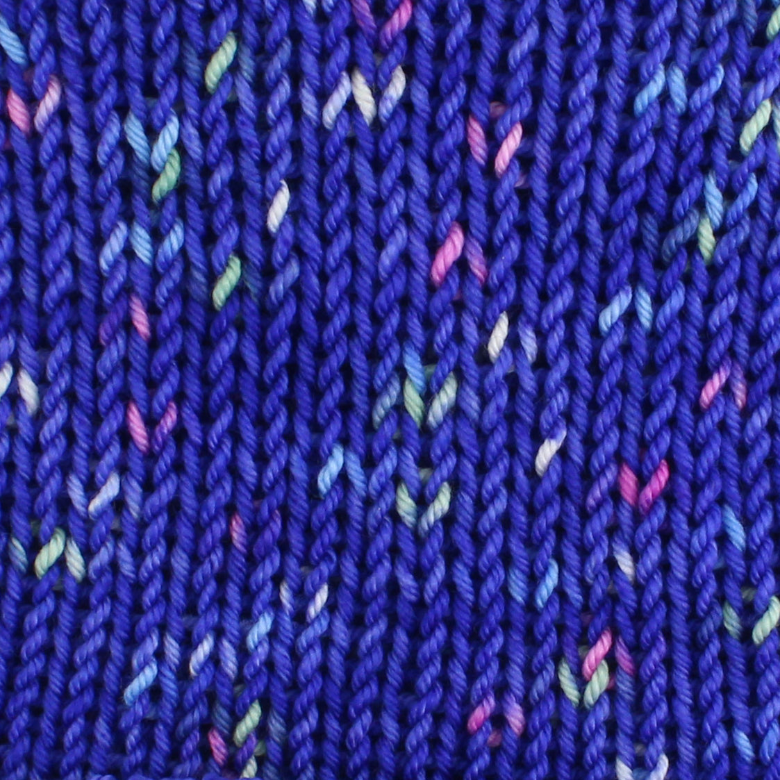 TEXAS BLUEBONNET on So Silky Sock - Ikat Colorway