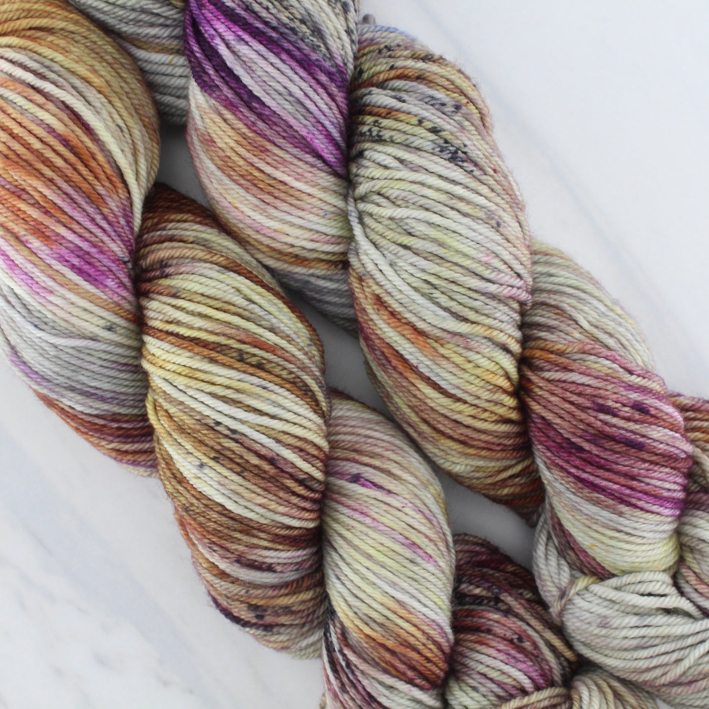 THE PATHS OF THE DEAD on Squoosh DK- Hand-Dyed Yarn - Purple Lamb