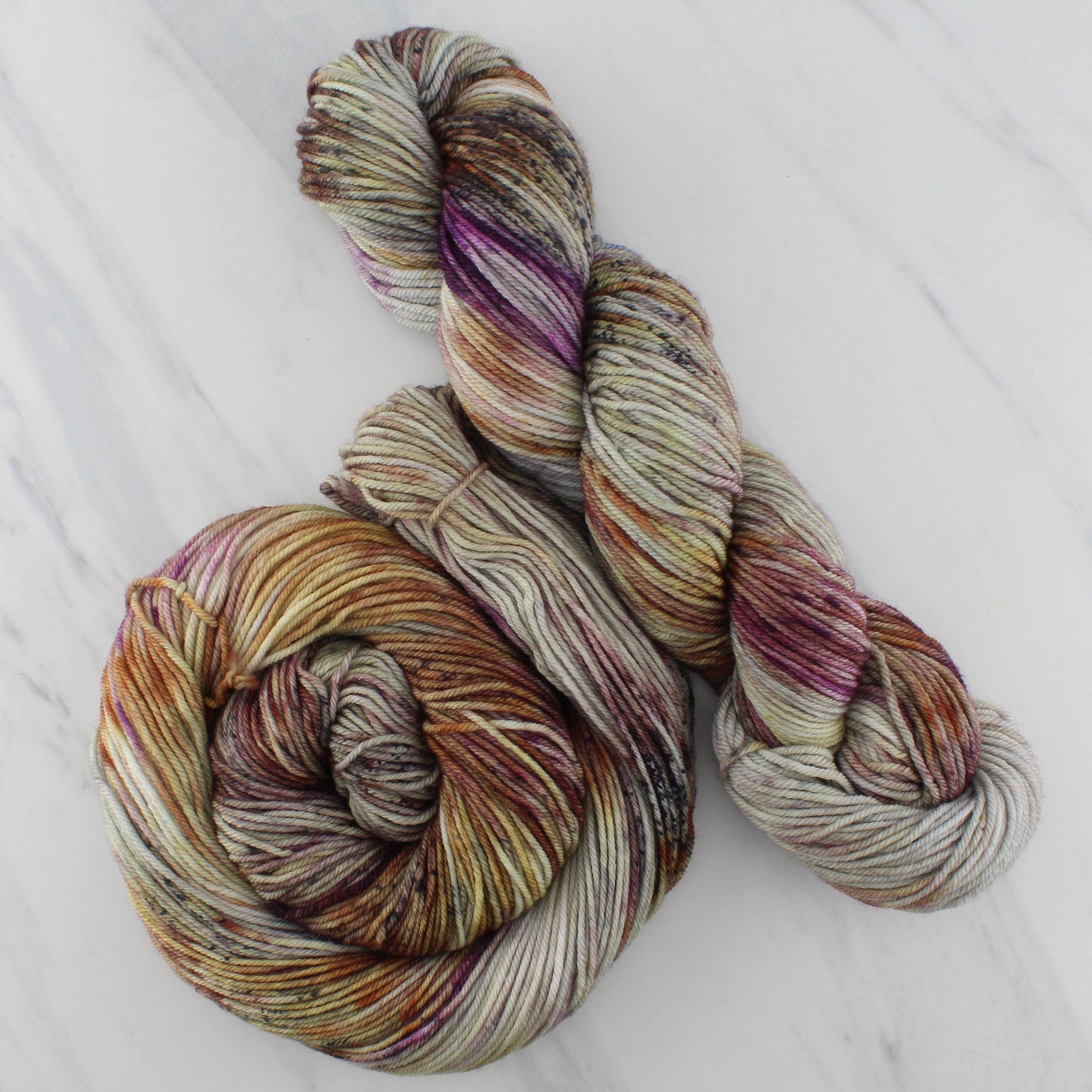 THE PATHS OF THE DEAD on Squoosh DK- Hand-Dyed Yarn - Purple Lamb