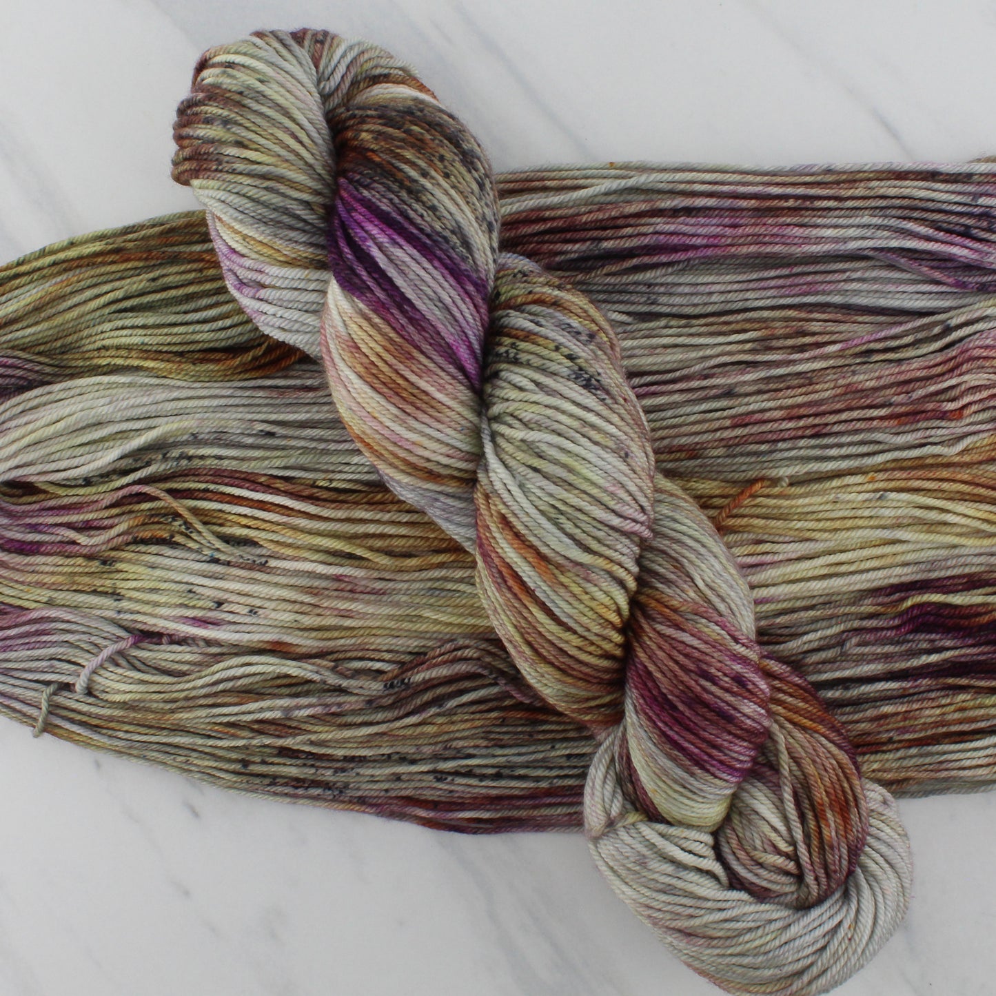 THE PATHS OF THE DEAD on Squoosh DK- Hand-Dyed Yarn - Purple Lamb