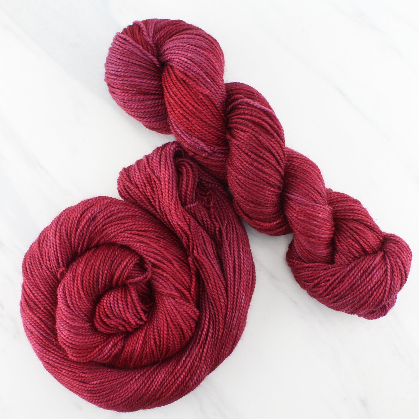 THE WINEDARK SEA on Buttery Soft DK- Hand-Dyed Yarn - Purple Lamb