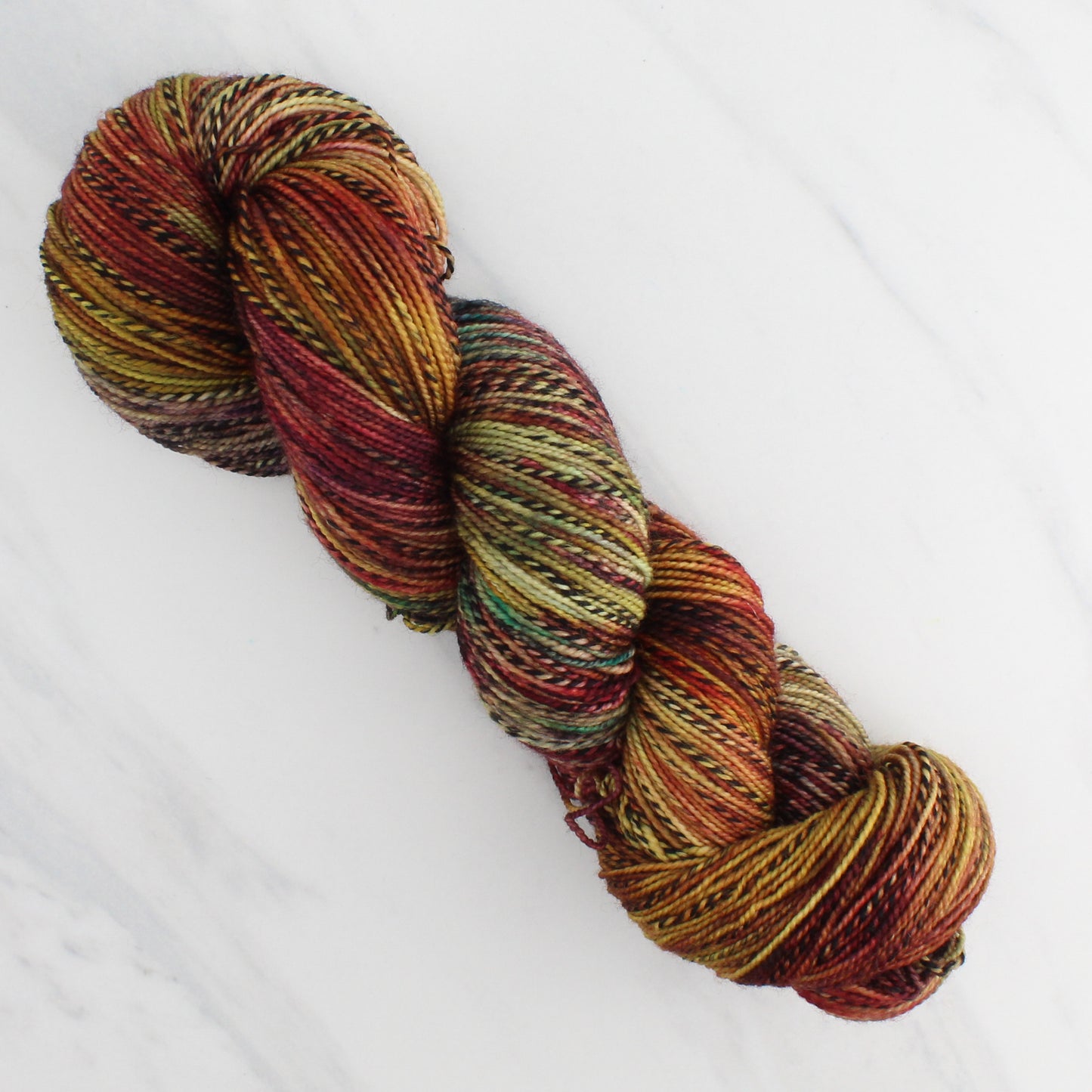 THE PALANTIR on Stained Glass Sock- Hand-Dyed Yarn