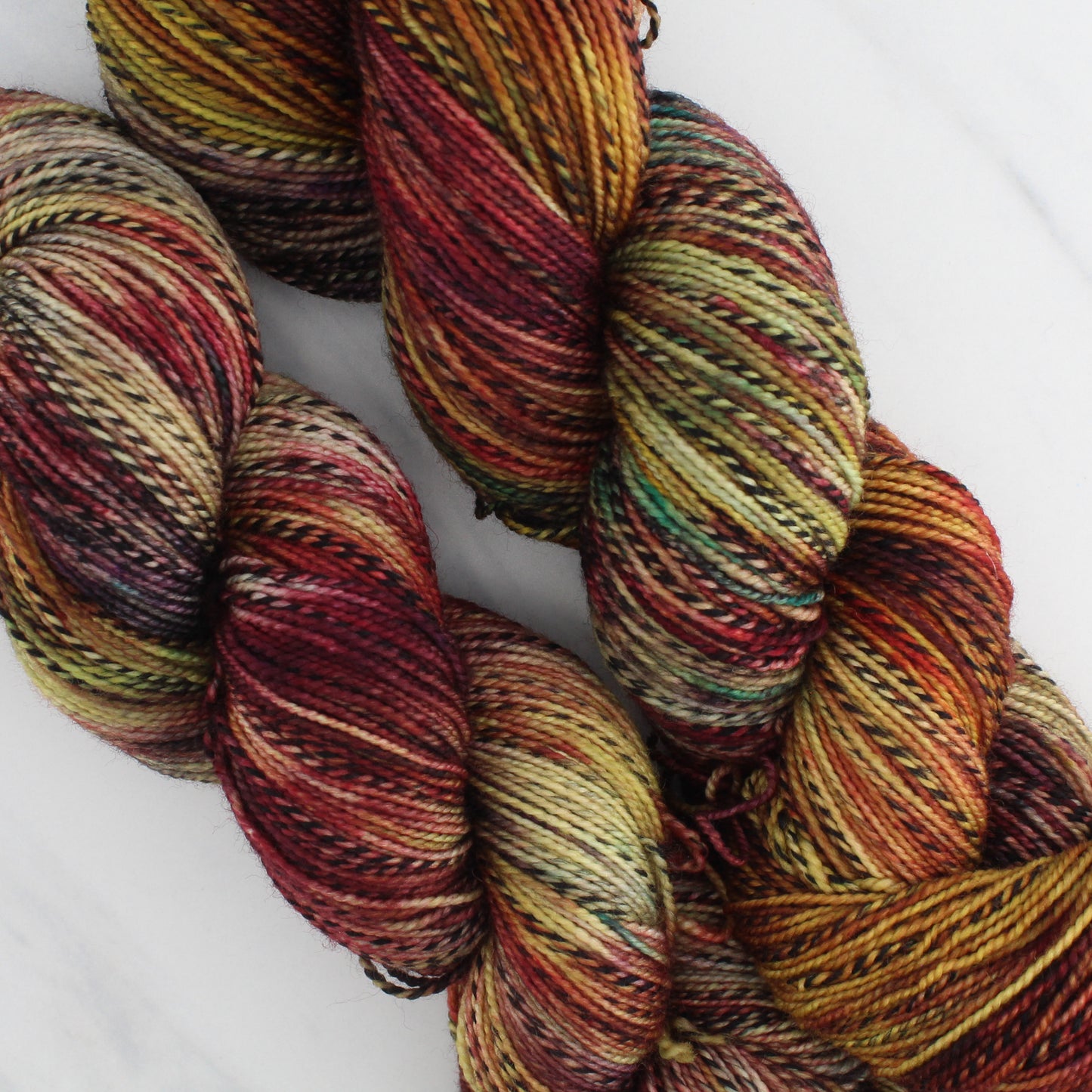 THE PALANTIR on Stained Glass Sock- Hand-Dyed Yarn