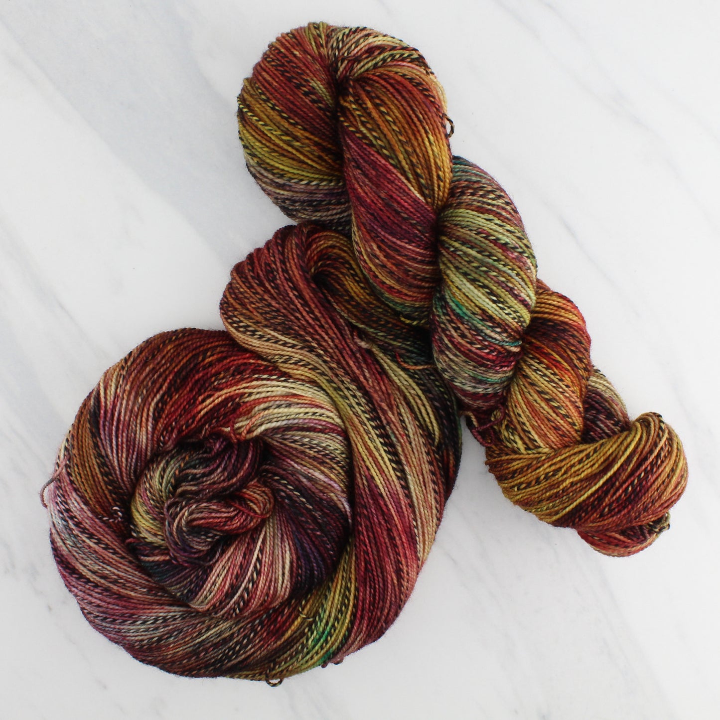 THE PALANTIR on Stained Glass Sock- Hand-Dyed Yarn
