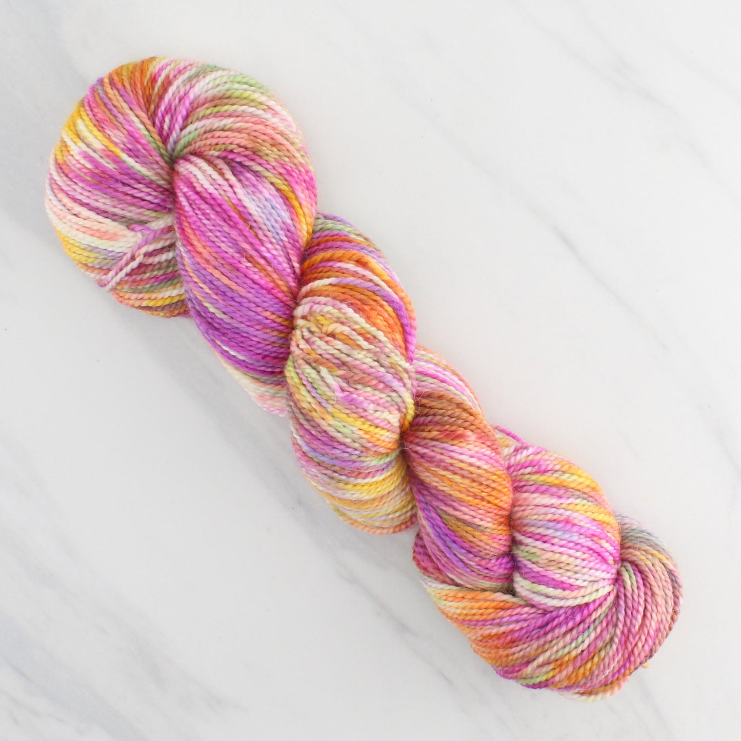 TULIPS Hand Dyed on Buttery Soft DK - Splashed & Speckled Yarn