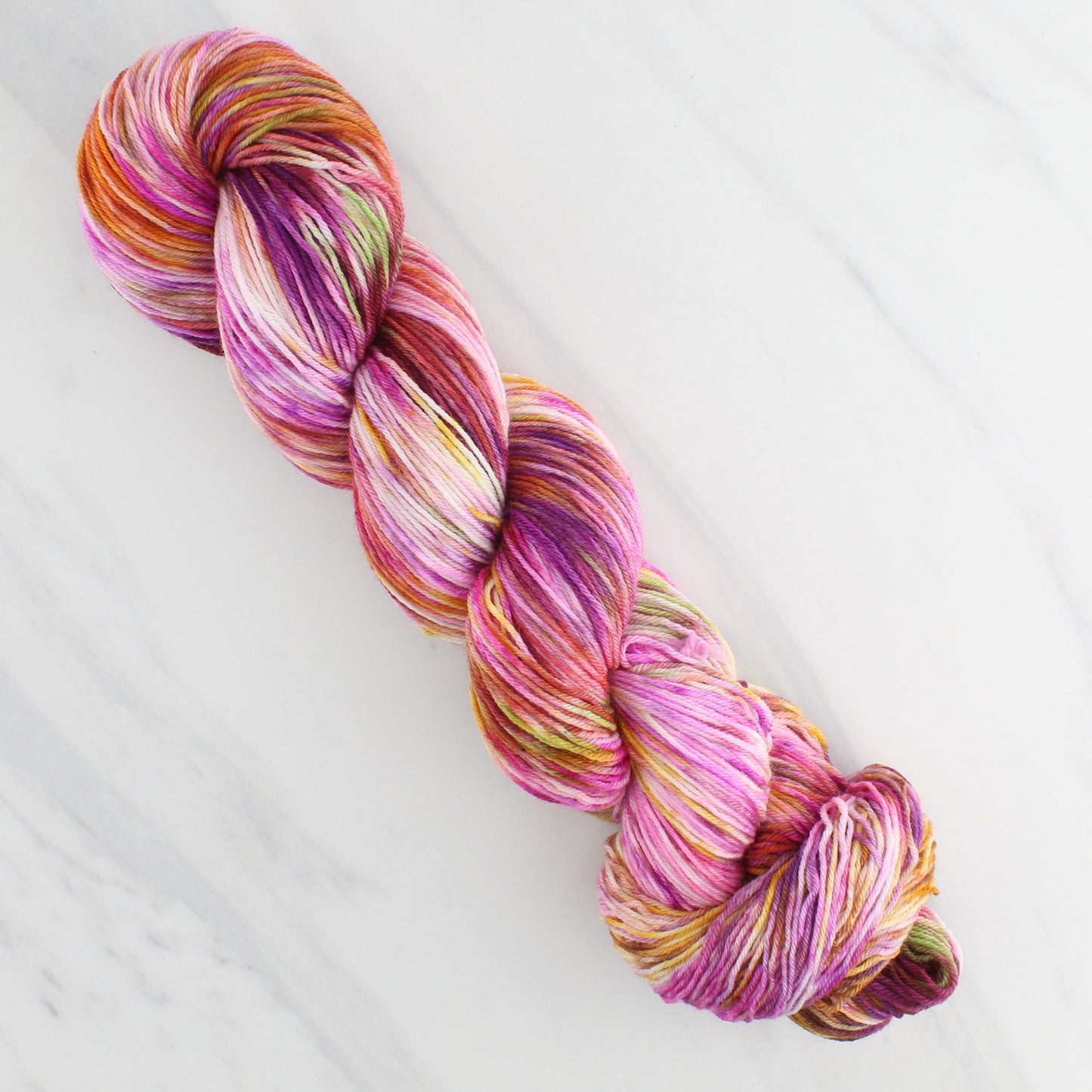 TULIPS Hand Dyed on Sock Perfection - Splashed & Speckled Yarn