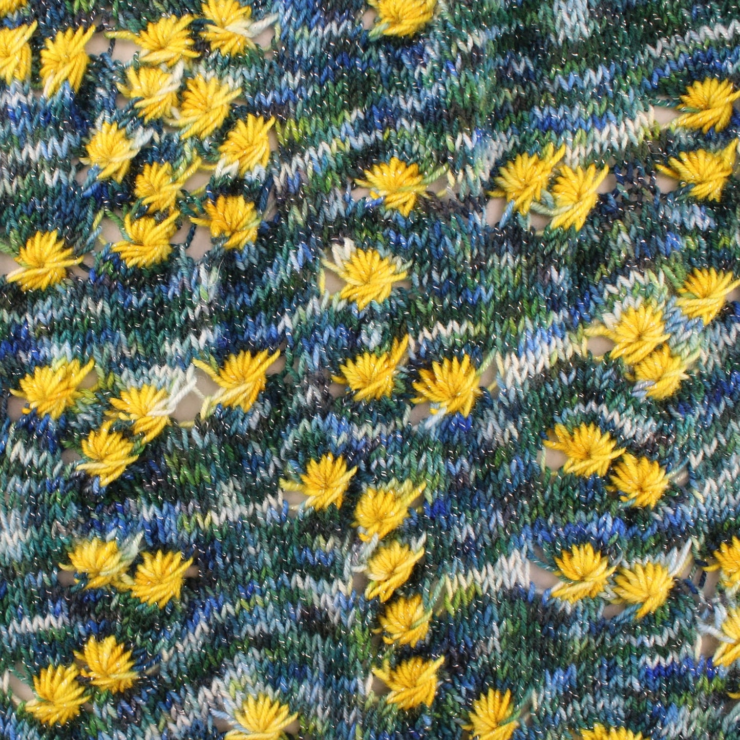 VAN GOGH'S STARRY NIGHT on Squoosh DK - Assigned Pooling Yarn - Purple Lamb