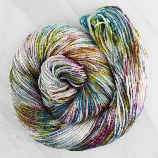 VIVALDI'S AUTUMN Hand Dyed on Squoosh DK - Splashed & Speckled Yarn