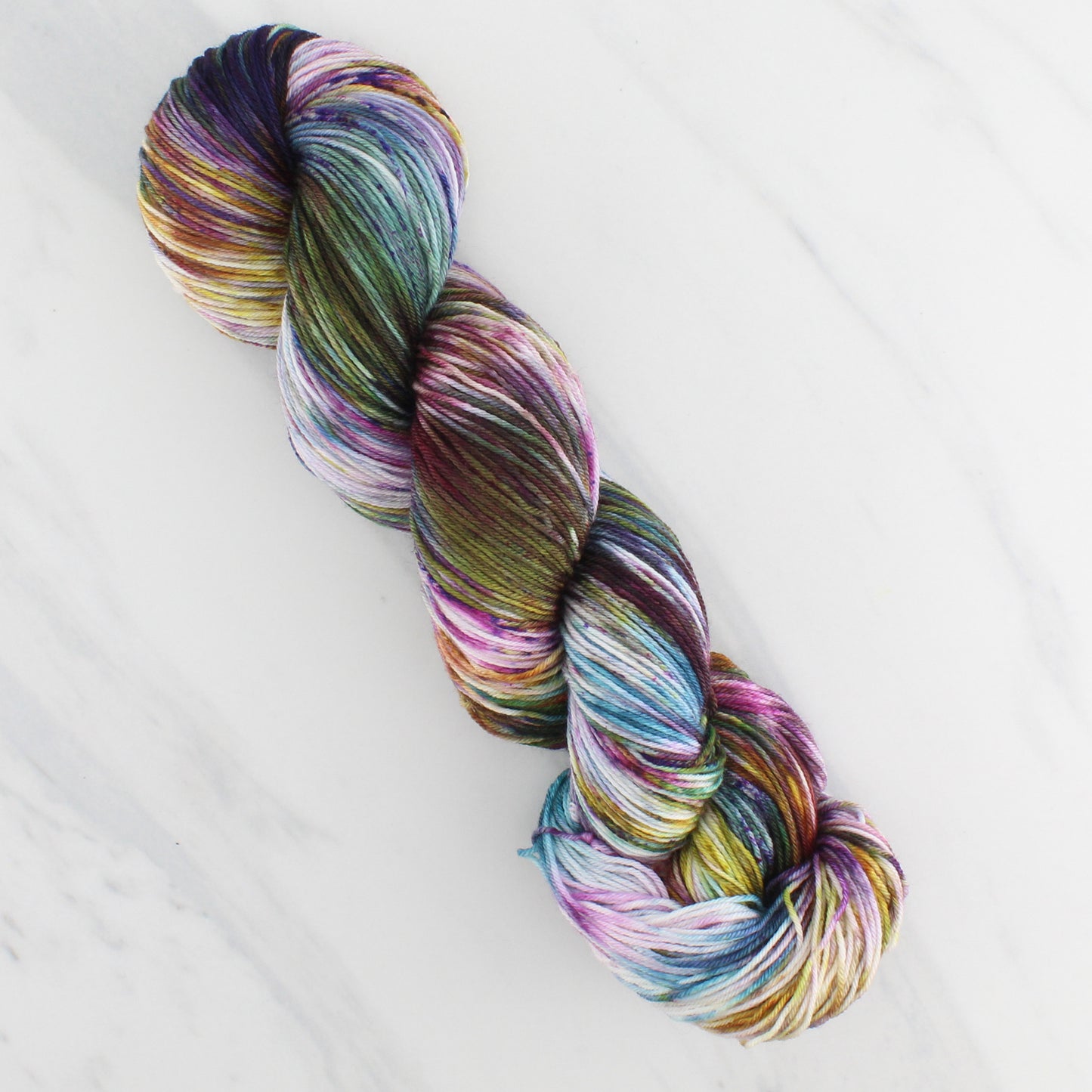 VIVALDI'S AUTUMN Hand Dyed on Sock Perfection - Splashed & Speckled Yarn