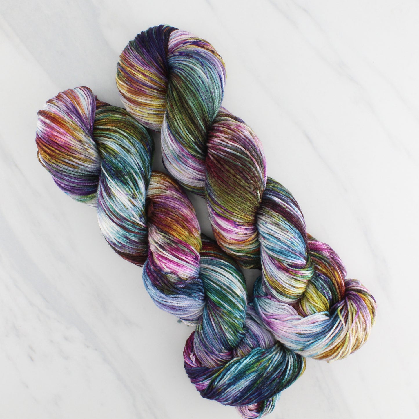 VIVALDI'S AUTUMN Hand Dyed on Sock Perfection - Splashed & Speckled Yarn