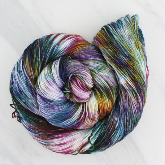 VIVALDI'S AUTUMN Hand Dyed on Sock Perfection - Splashed & Speckled Yarn