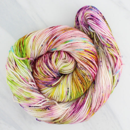 VIVALDI'S SPRING Hand Dyed on Squoosh DK - Splashed & Speckled Yarn