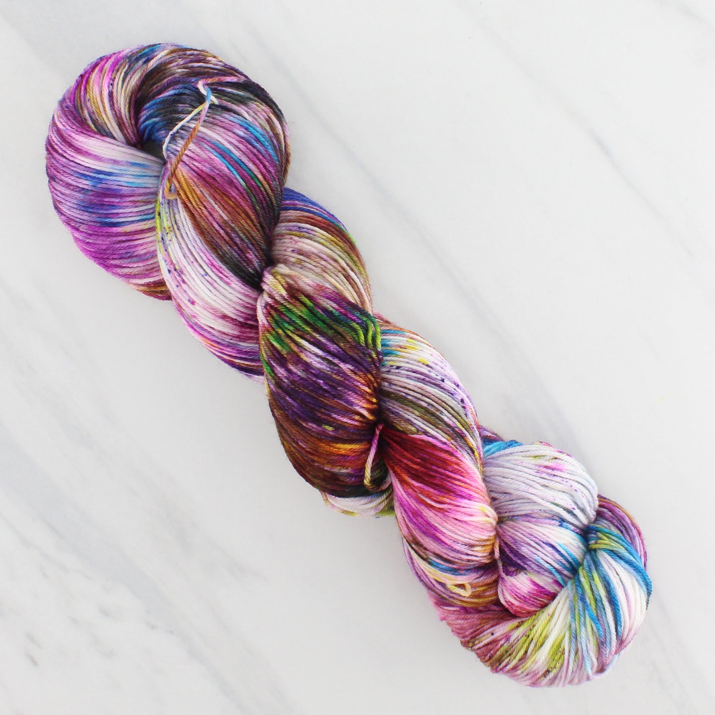 VIVALDI'S SUMMER Hand Dyed on Sock Perfection - Splashed & Speckled Yarn